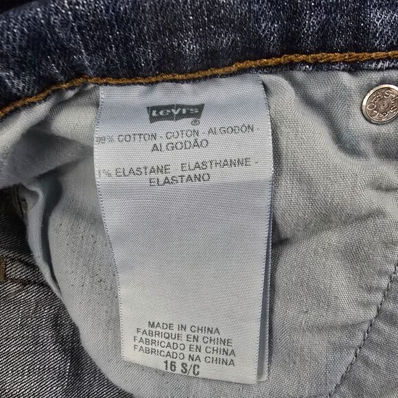 Levi's 515 boot cut jeans blue denim 16 s/c medium wash womens 4712 - Picture 11 of 12